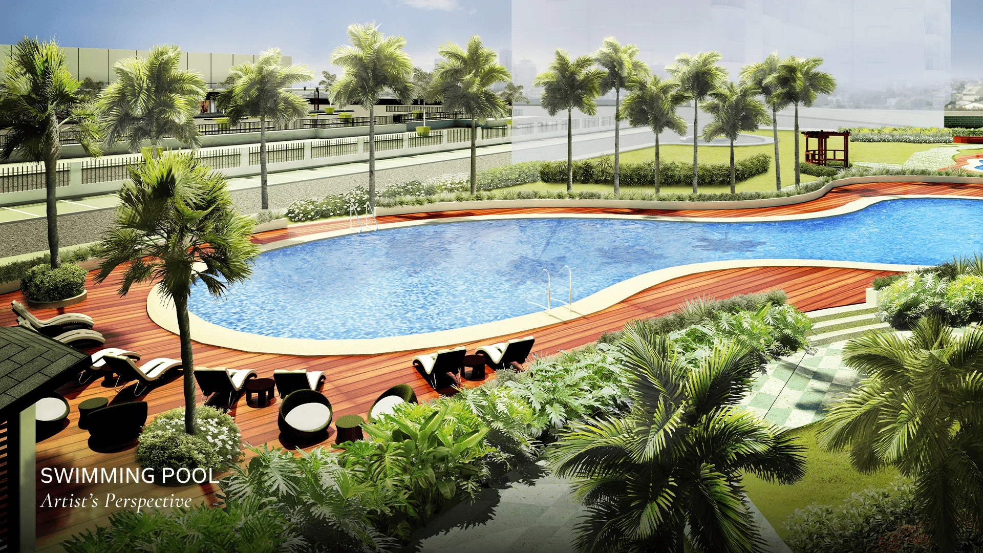 An amenity area at Leaf Residences.