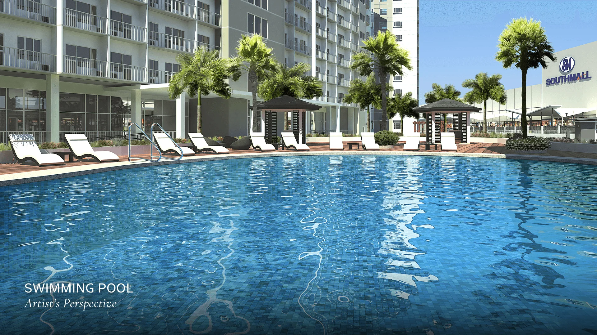 An amenity area at South Residences.