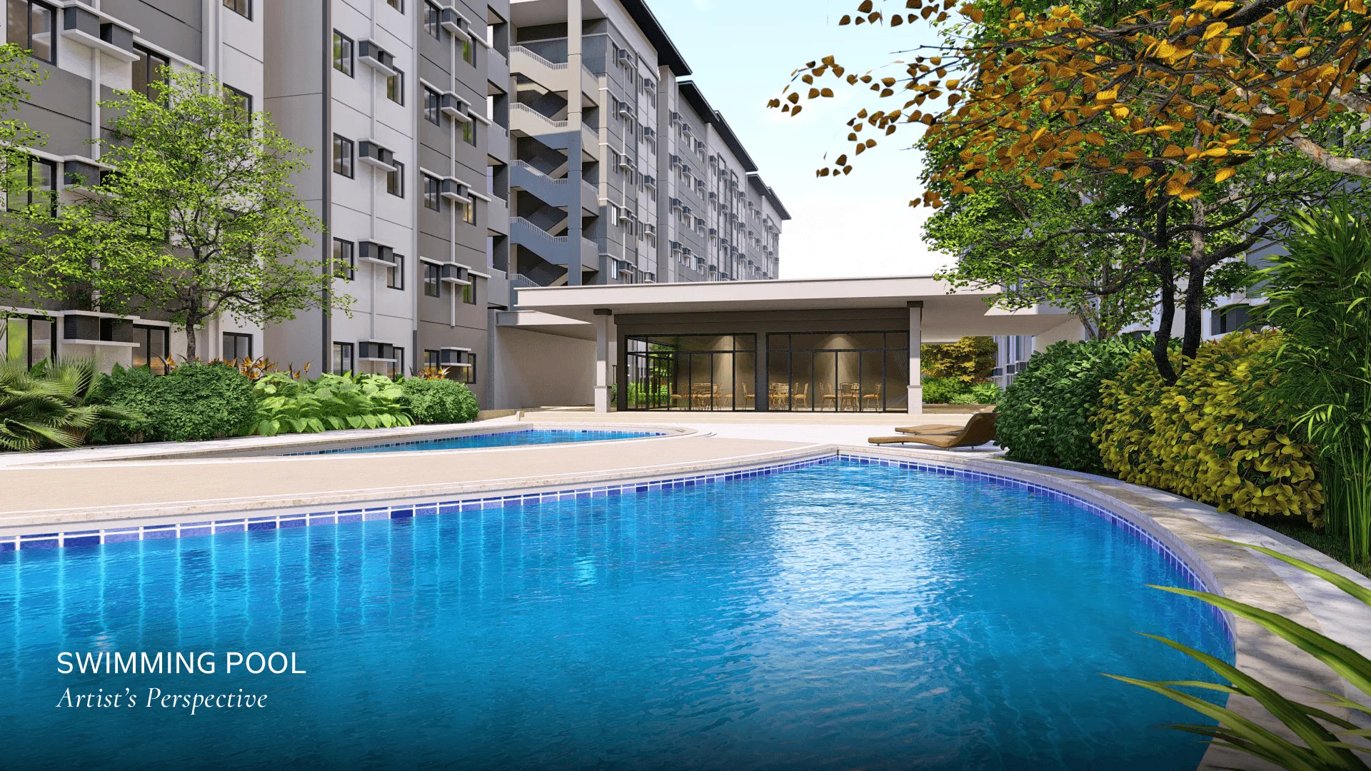 An amenity area at Leaf Residences.