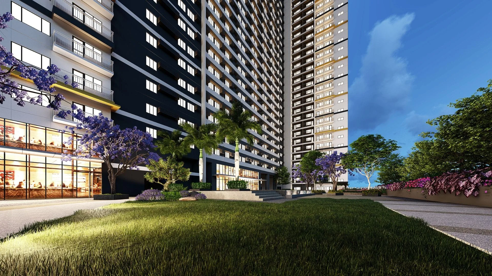 An amenity area at Glam Residences.