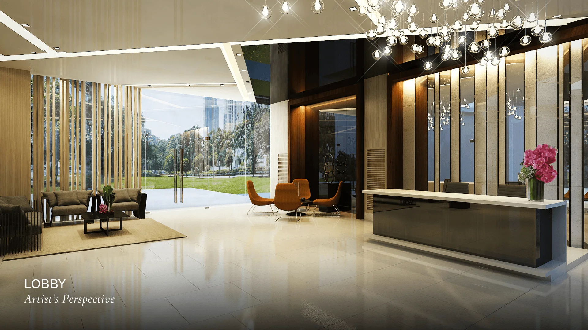 An amenity area at Spring Residences.