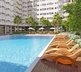 An amenity area at Charm Residences.