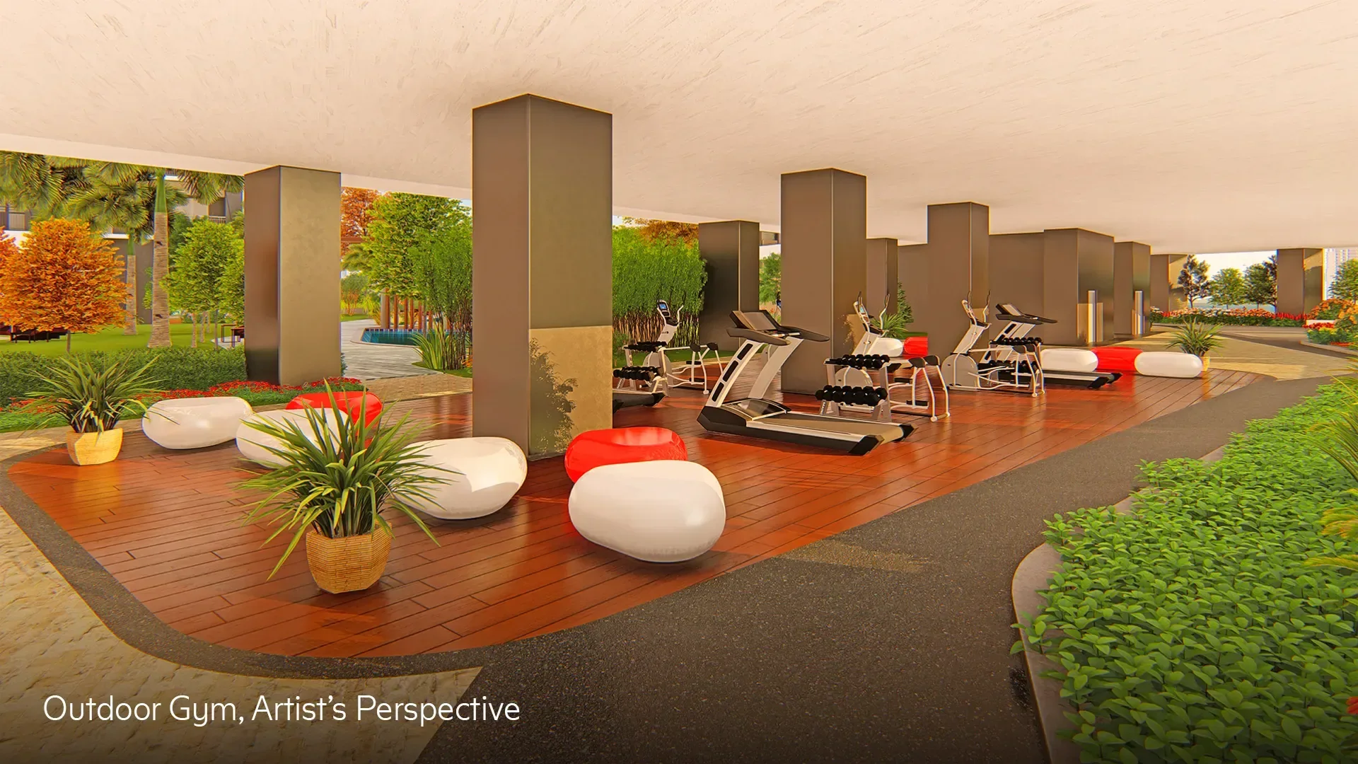 An amenity area at Light 2 Residences.