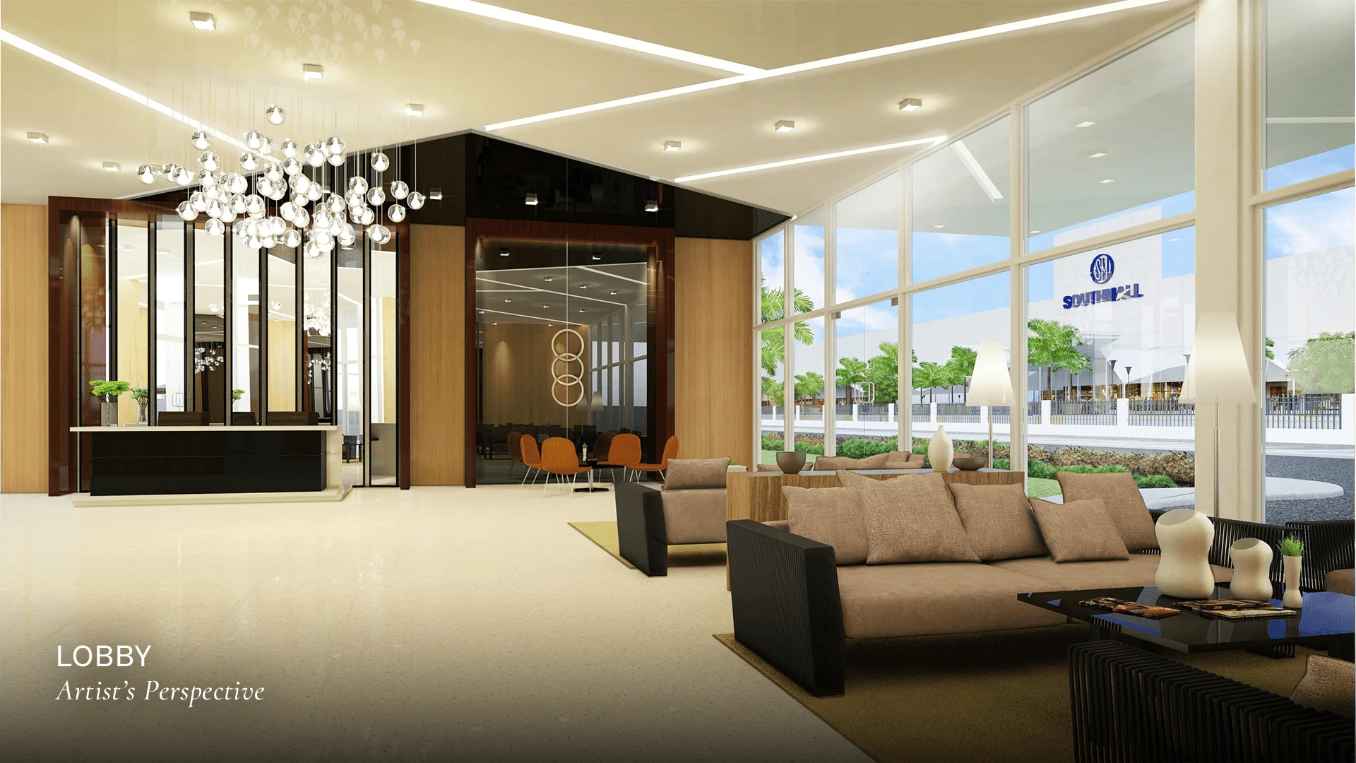 An amenity area at Grace Residences.
