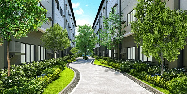 An amenity area at Glade Residences.