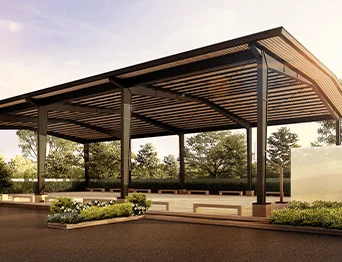 An amenity area at Turf Residences.