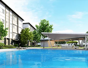 An amenity area at Glade Residences.