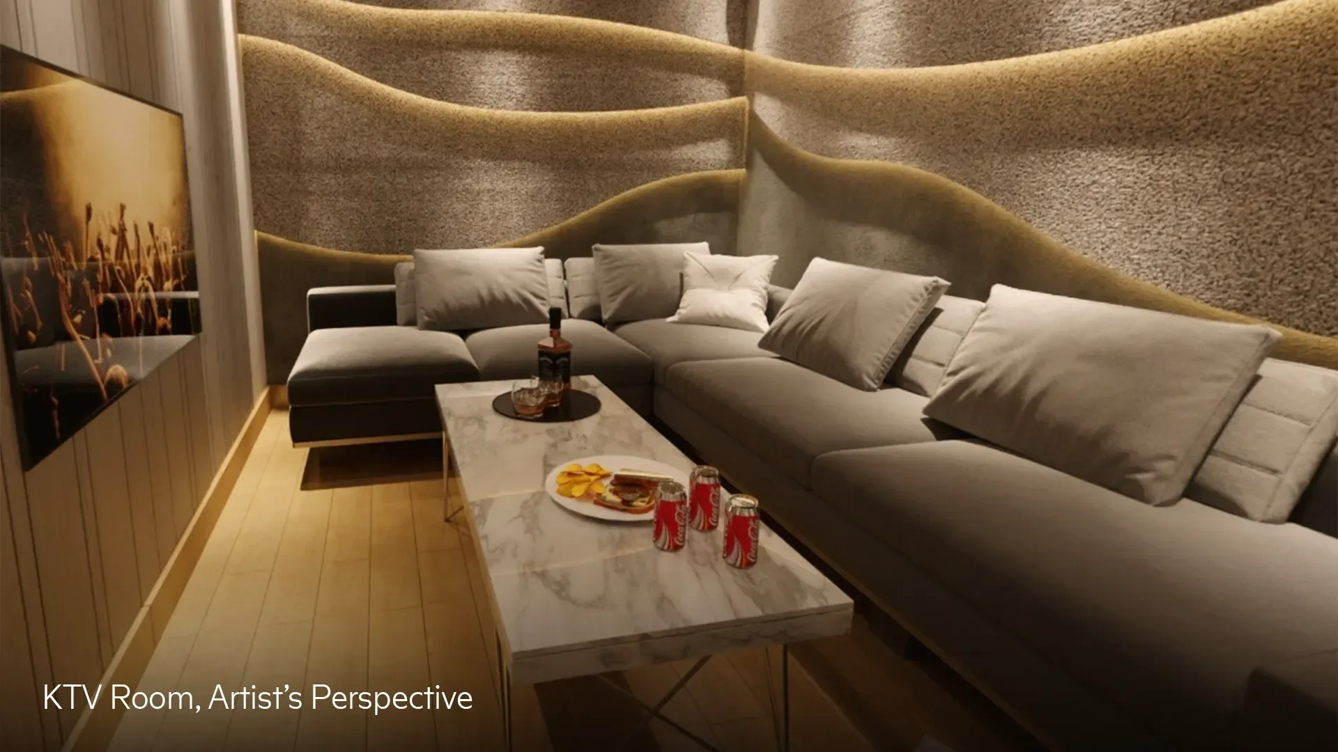 An amenity area at Light 2 Residences.