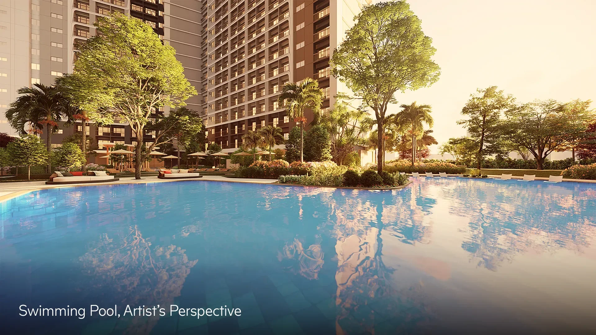 An amenity area at Light 2 Residences.