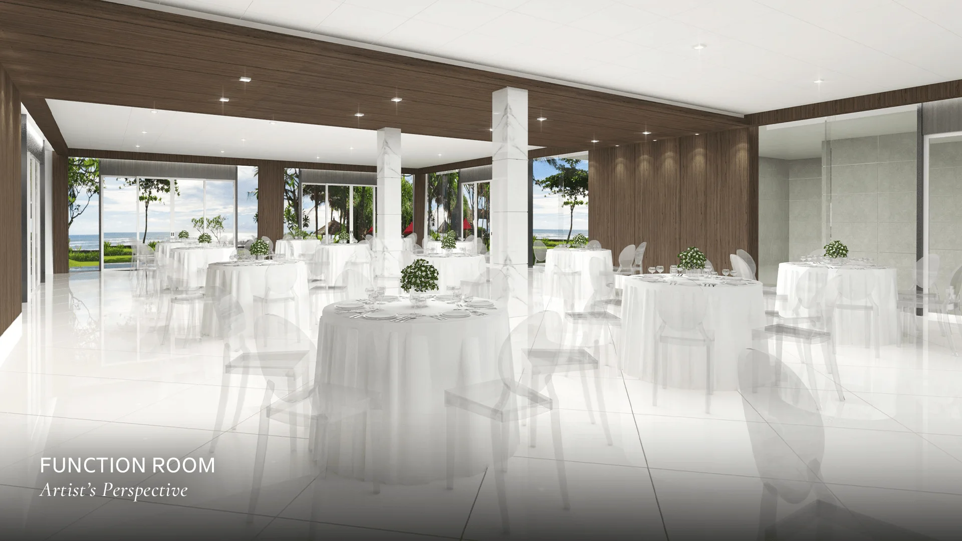 An amenity area at Leaf Residences.