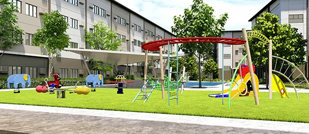 An amenity area at Glade Residences.