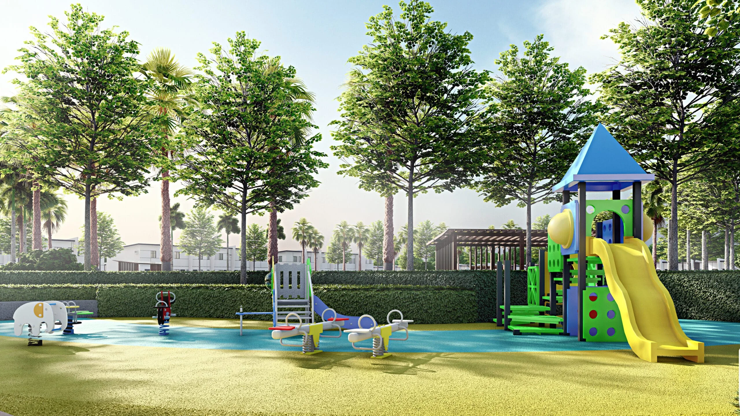 The playground at Cheerful Homes 2.