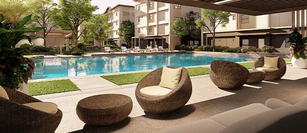 An amenity area at Turf Residences.