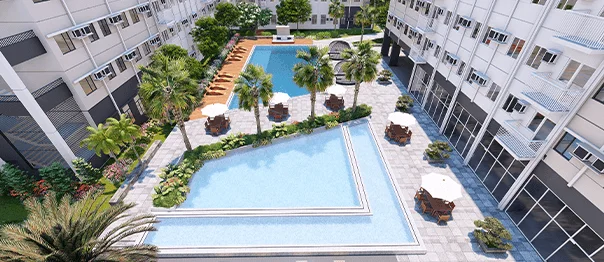 An amenity area at Charm Residences.