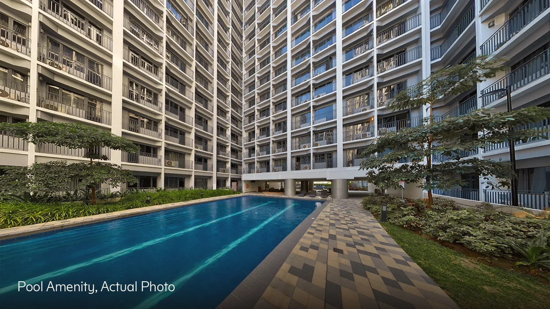 The pool at Shore 2 Residences.