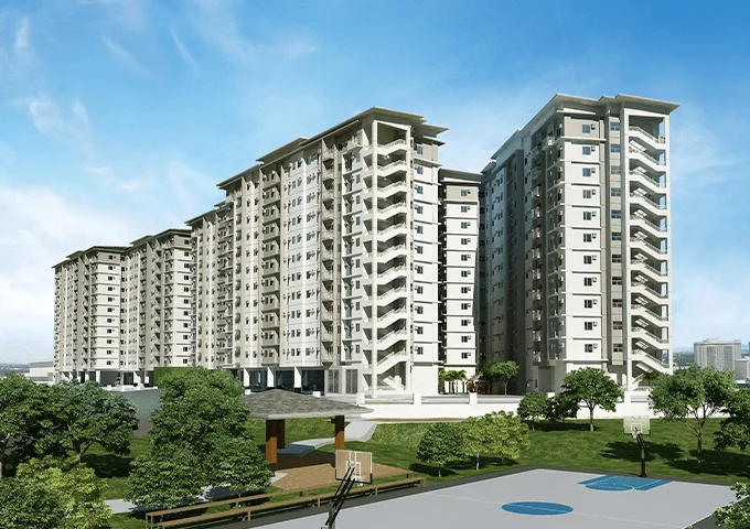 Vine Residences building facade within the SM City Novaliches complex, Quezon City.