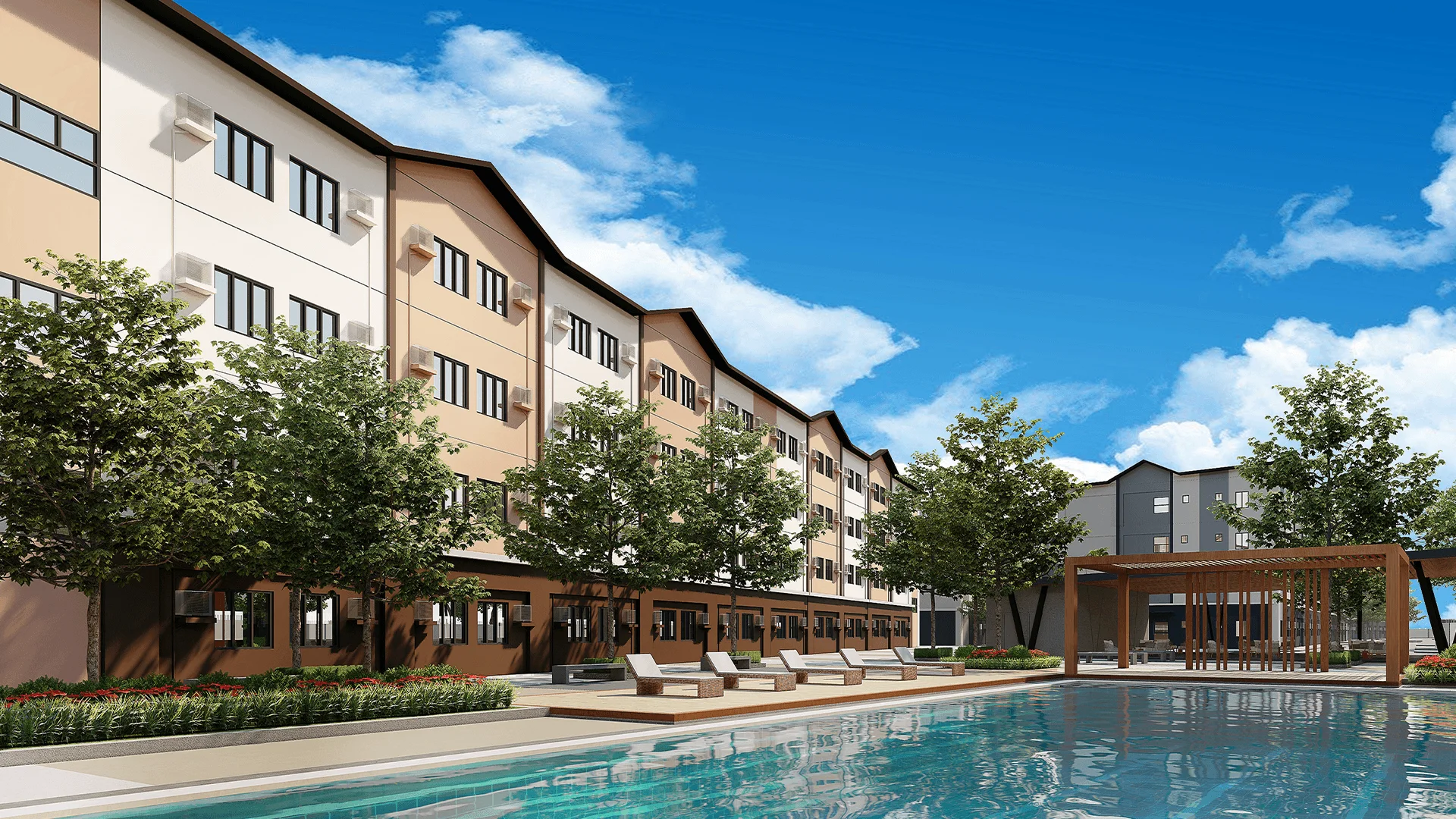 Zeal Residences building facade in General Trias, Cavite.