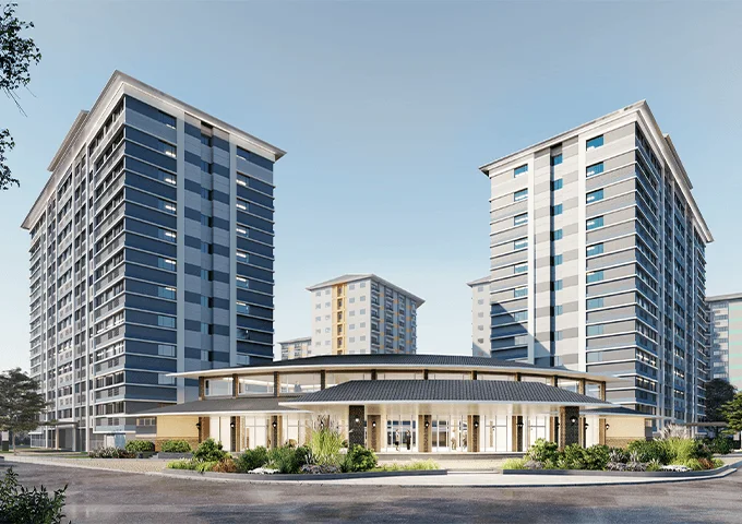 Field Residences building facade in Sucat, Parañaque.