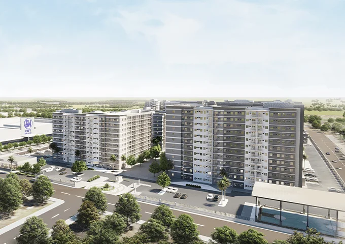 Smile Residences building facade beside SM City Bacolod.