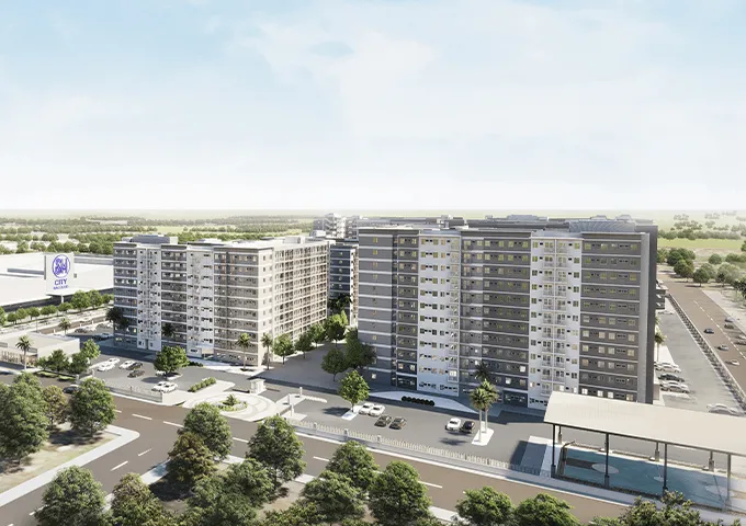 Smile Residences facade beside SM City Bacolod.