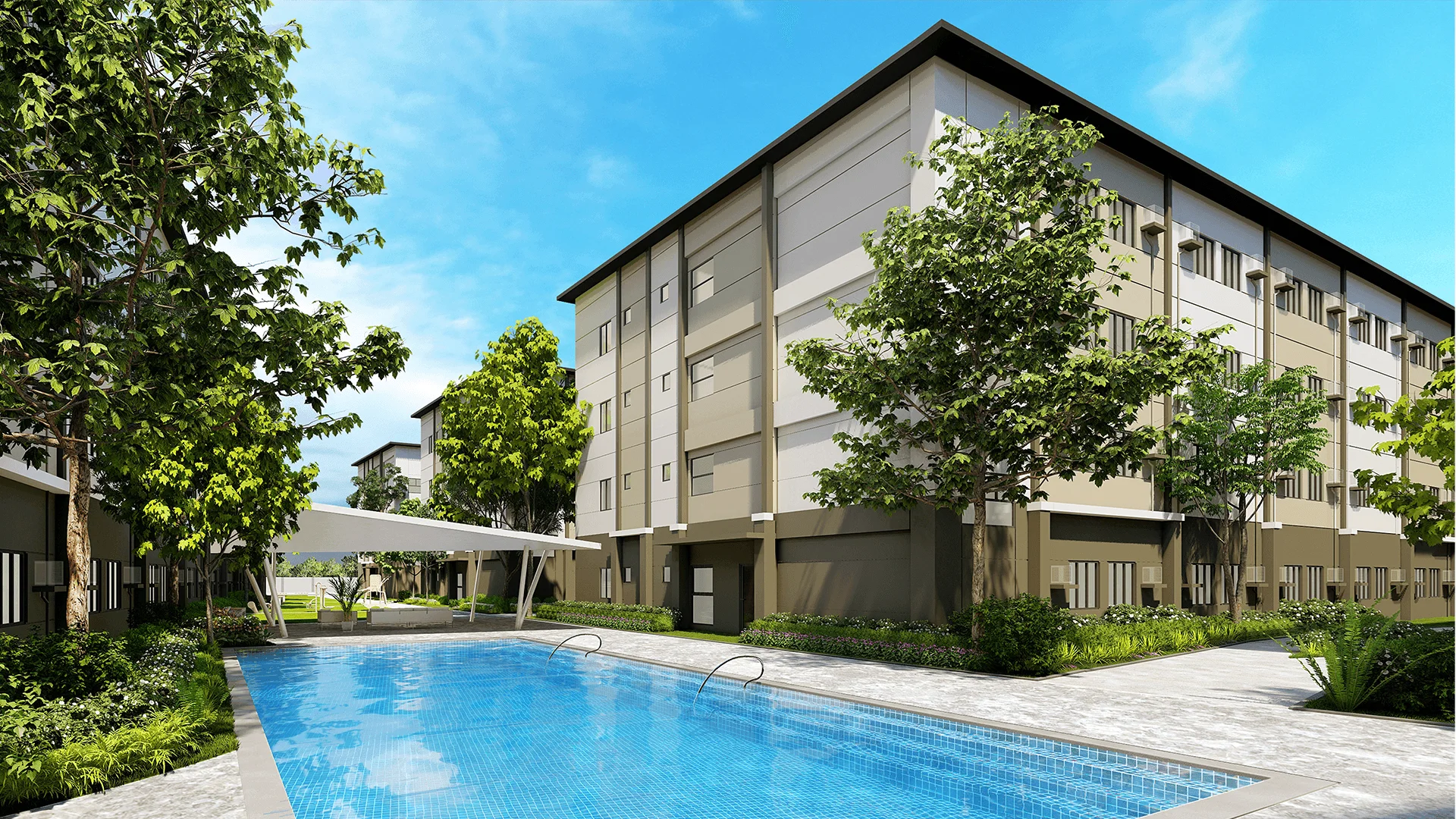 Glade Residences building facade in Jaro, Iloilo City.
