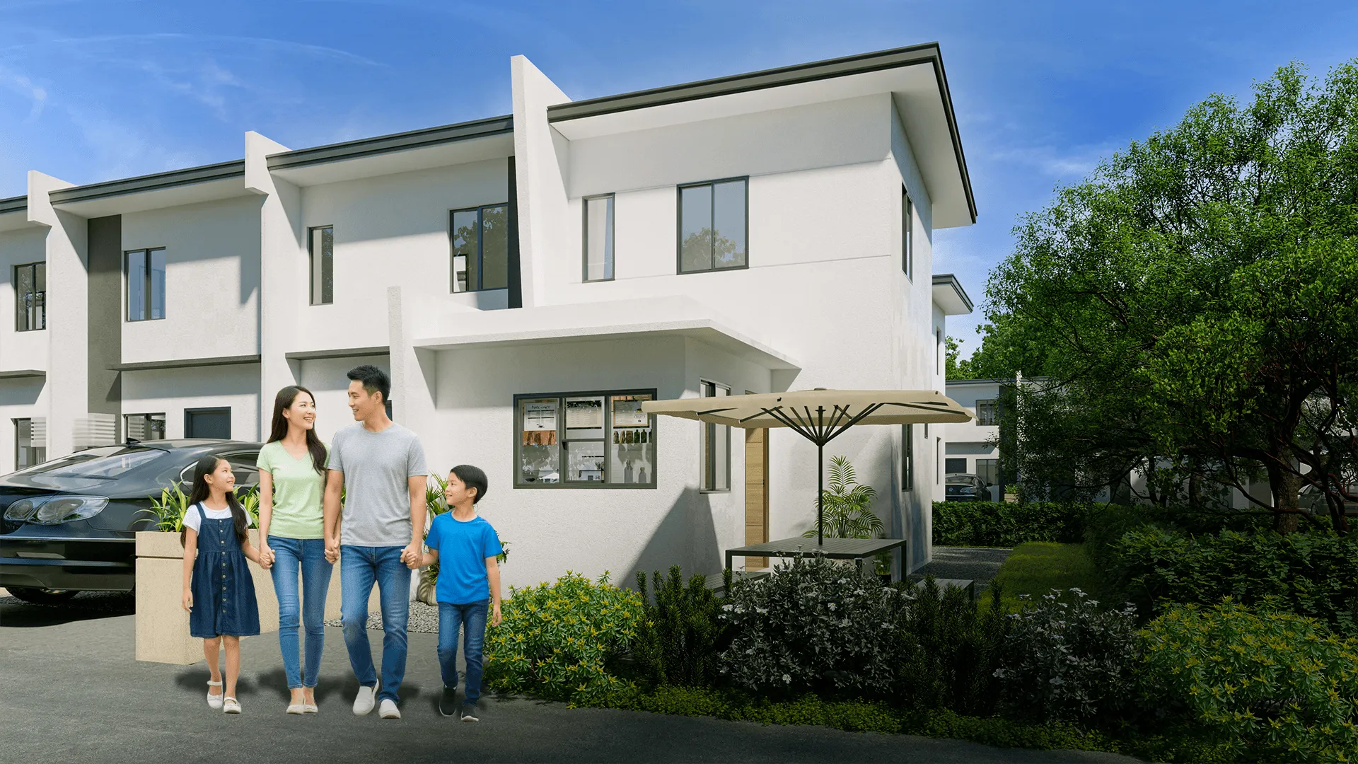 Cheerful Homes 2 facade in Mabalacat City, Pampanga.