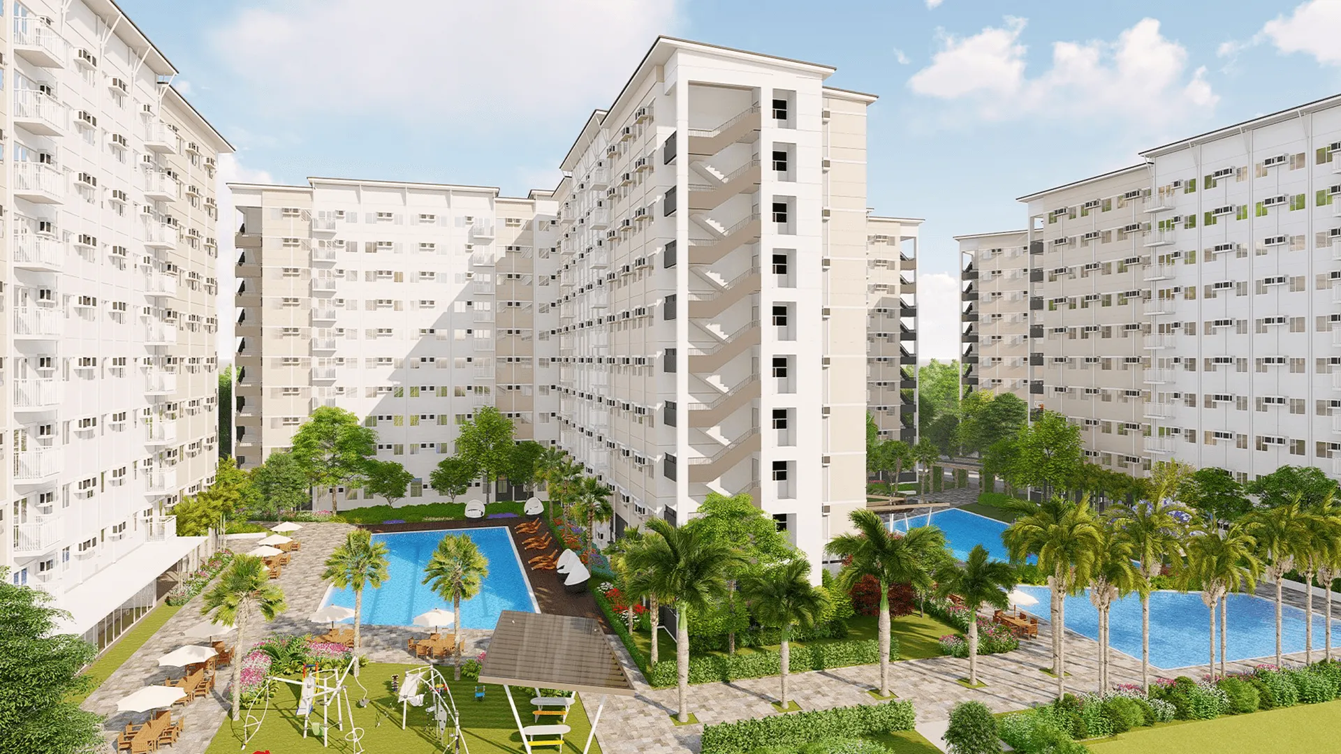 Charm Residences facade in Cainta, Rizal.