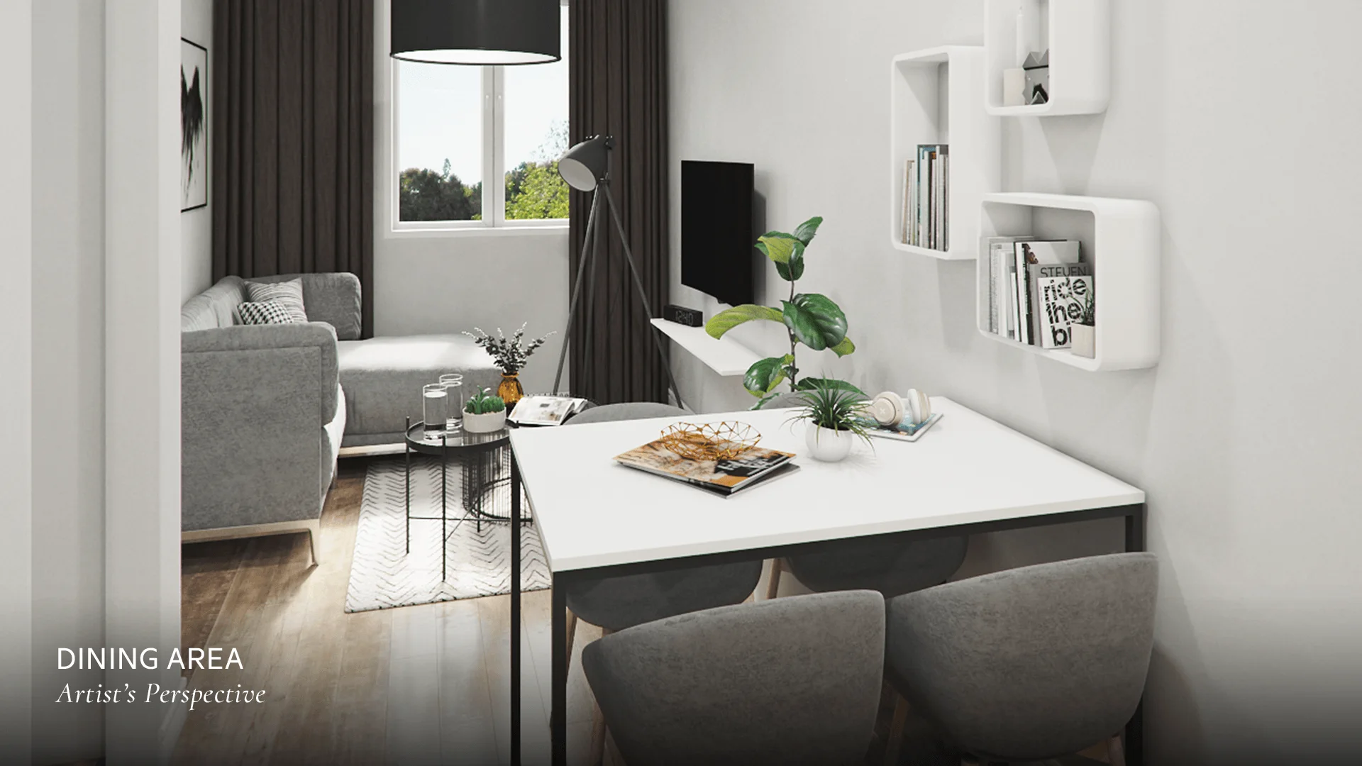 A unit interior at Now Residences.