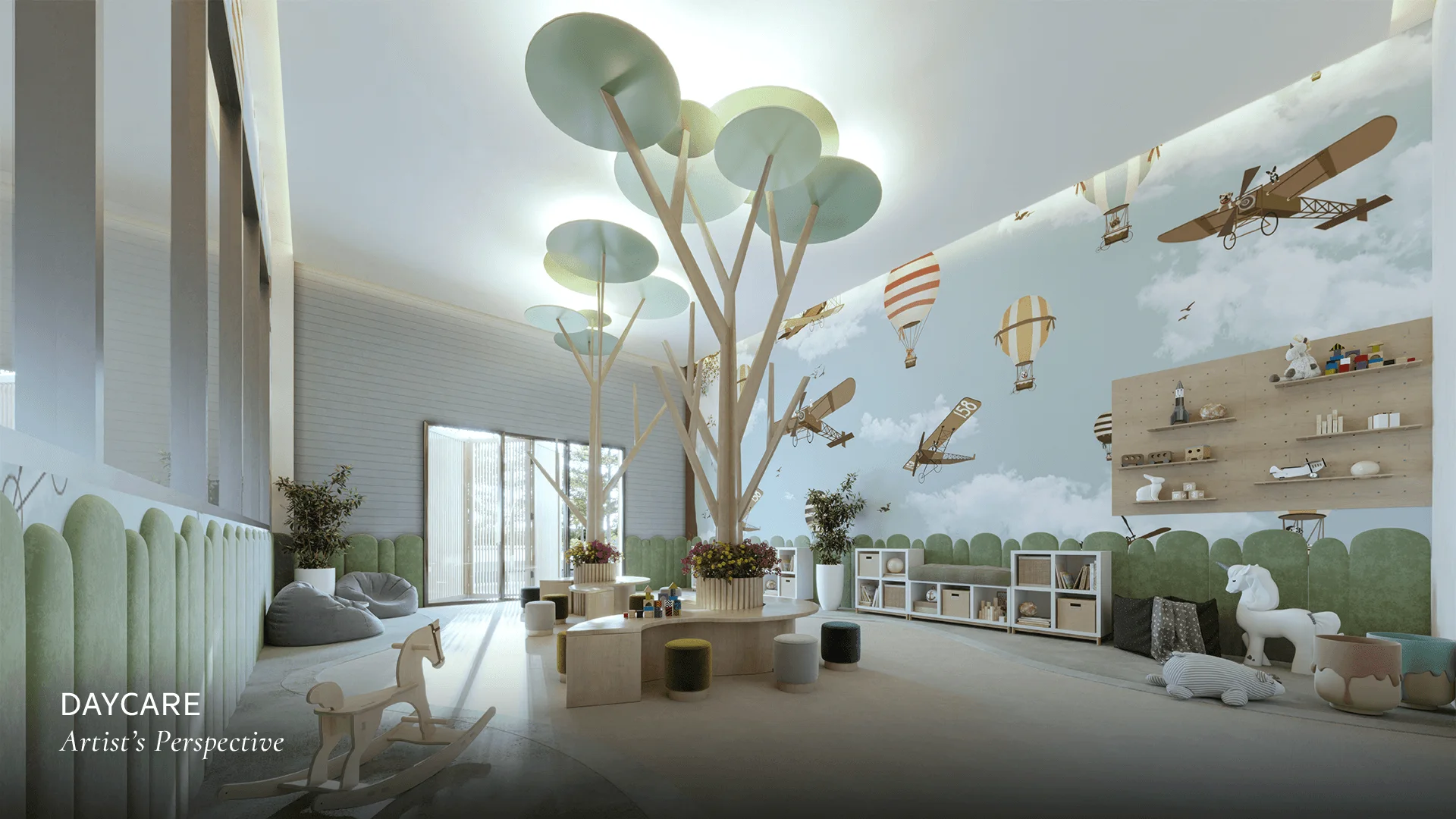 A unit interior at Vail Residences.