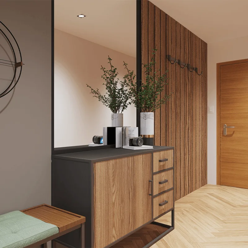 A unit interior at Glade Residences.